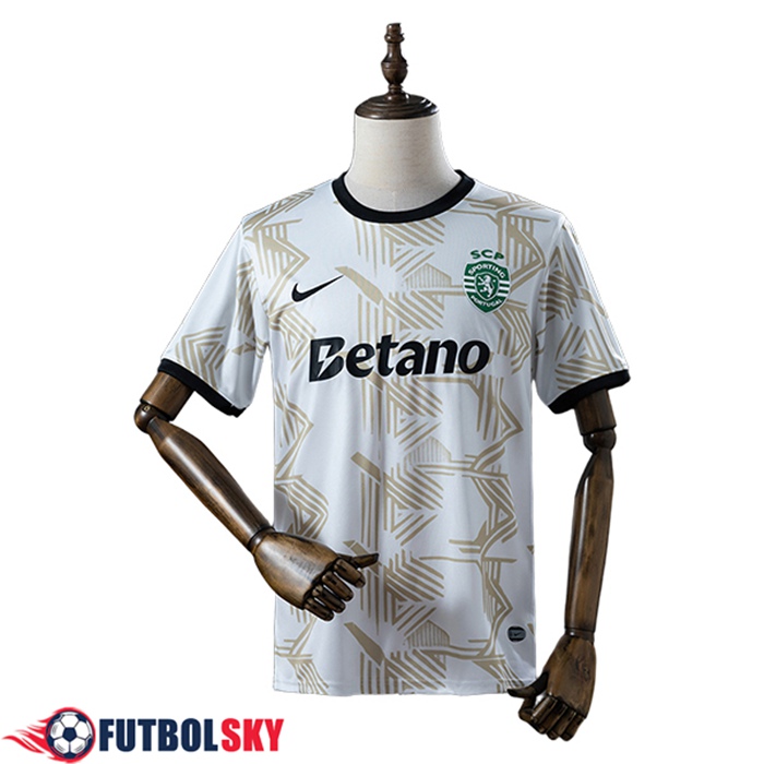 Camisetas De Futbol Sporting Special Edition Blanco/Amarillo 2025/2026