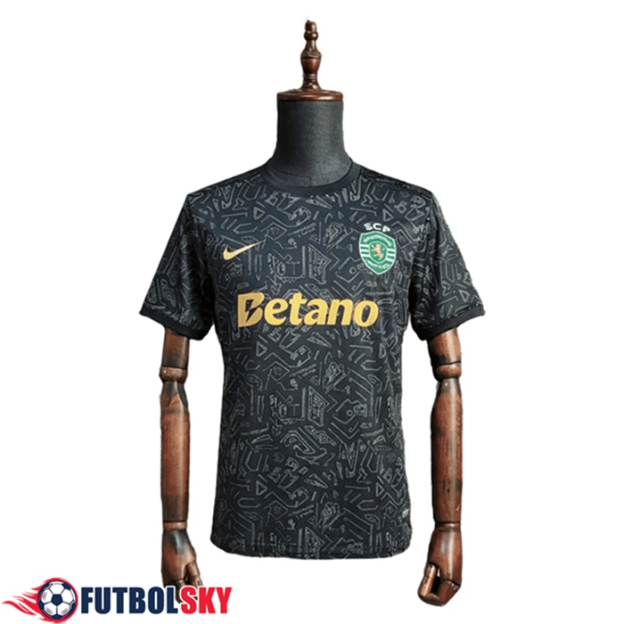 Camisetas De Futbol Sporting Christmas Edition Negro 2025/2026