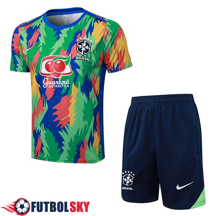 Training T-Shirt Brasil Verde/Azul 2025/2026