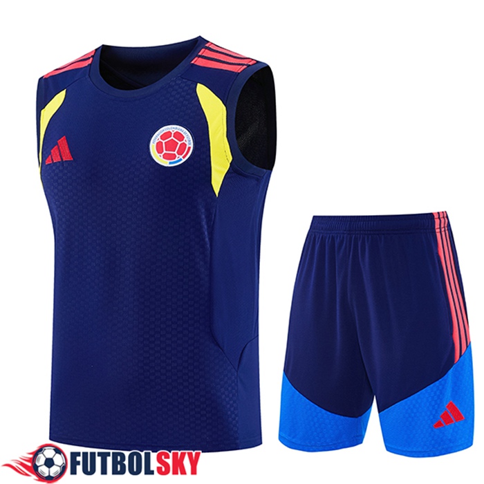 Camiseta Entrenamiento sin mangas Colombia azul real 2025/2026