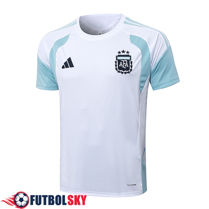 Training T-Shirt Argentina Blanco/Azul 2025/2026 -02