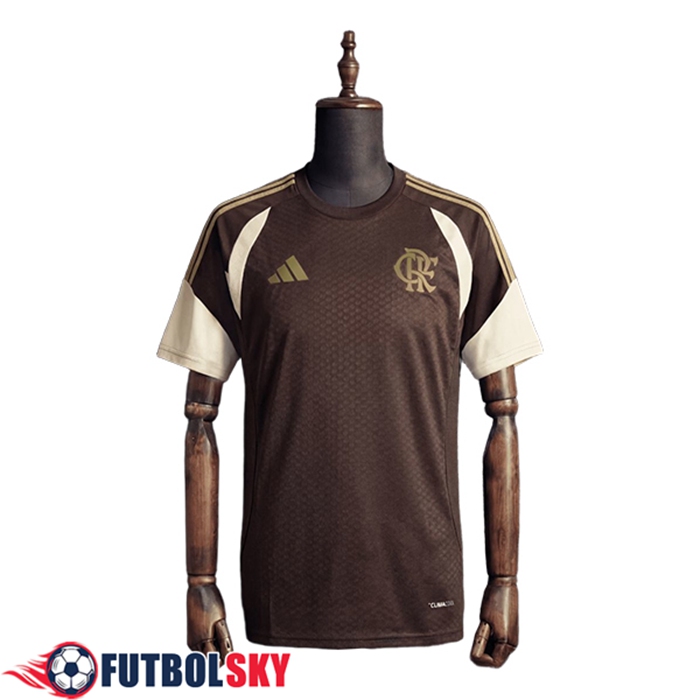 Training T-Shirt Flamengo Marrón/Beige 2025/2026