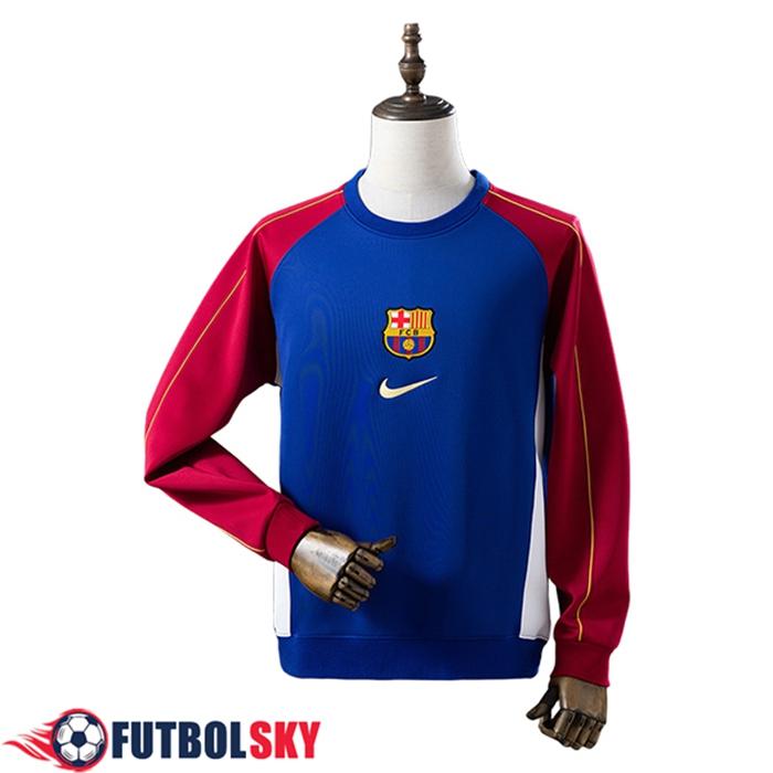 Sudadera De Entrenamiento FC Barcelona Azul/Rojo 2025/2026