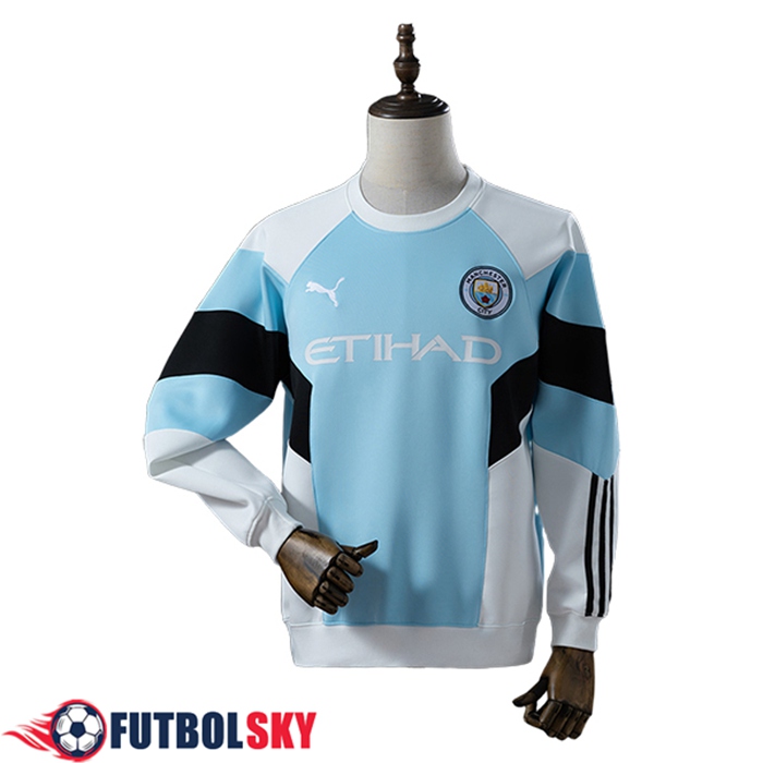 Sudadera De Entrenamiento Manchester City Azul/Blanco 2025/2026
