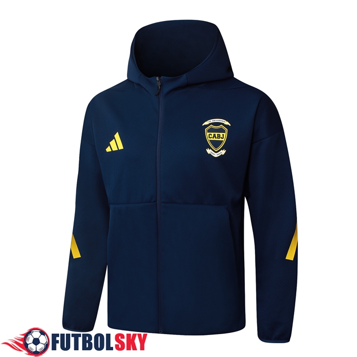 Chaqueta Con Capucha Boca Juniors azul real 2025/2026