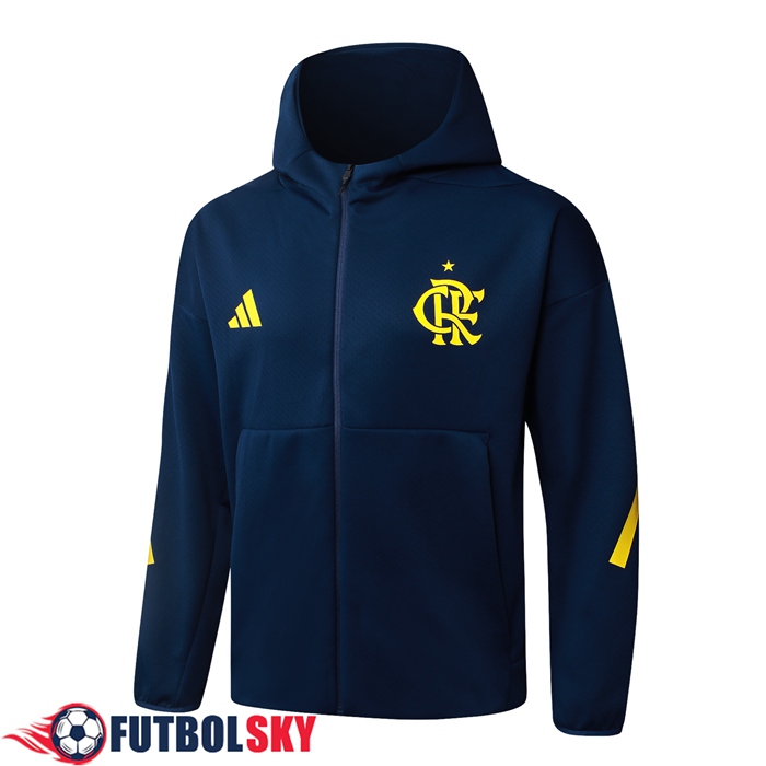 Chaqueta Con Capucha Flamenco Azul/Amarillo 2025/2026