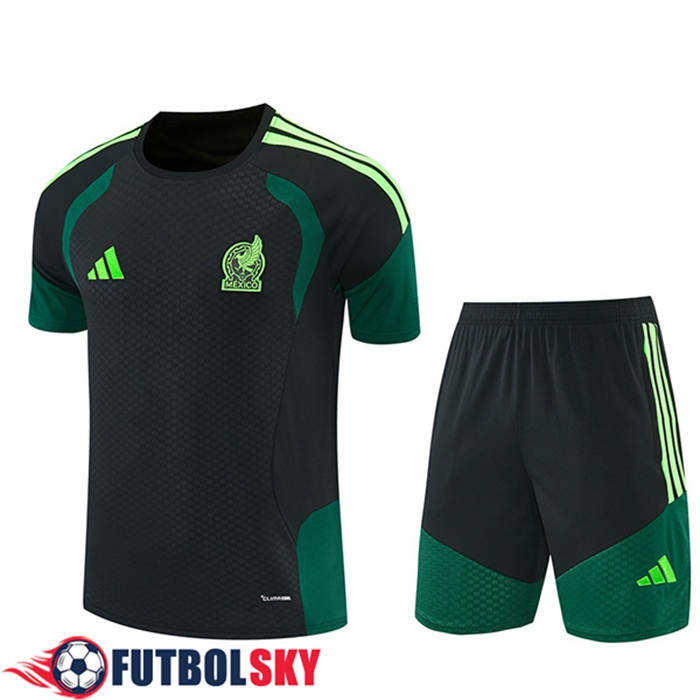 Training T-Shirt México Negro/Verde 2026/2027