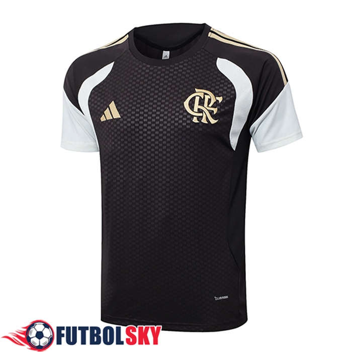 Training T-Shirt Flamengo Negro/Blanco/Amarillo 2026/2027