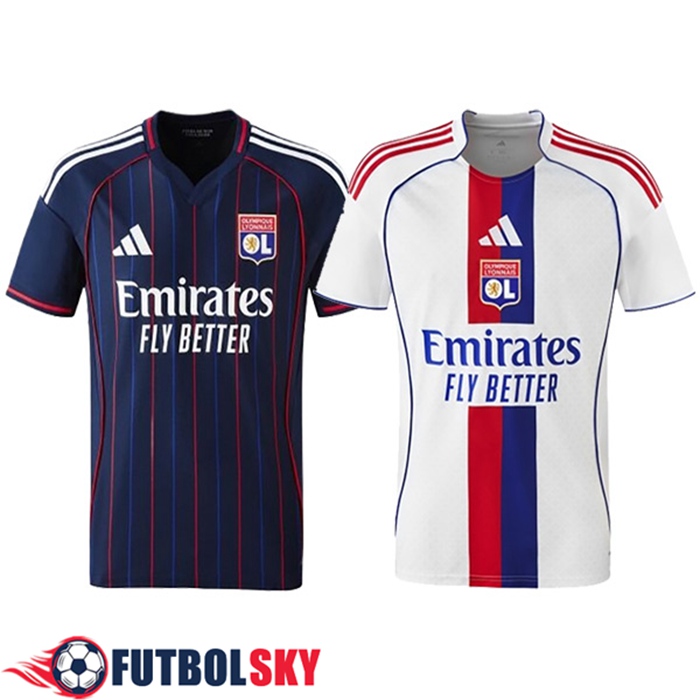 Camiseta lyon Caja de Regalo Promocional Primera + Segunda 2025/2026