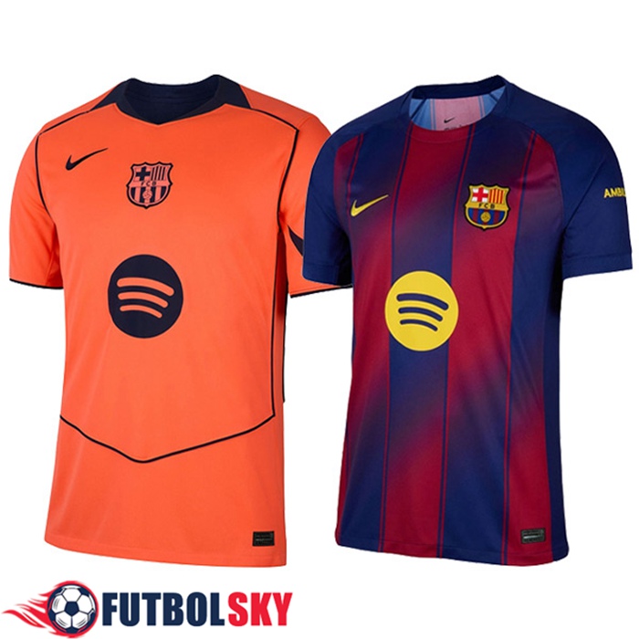 Camiseta FC Barcelona Caja de Regalo Promocional Primera + Segunda 2025/2026