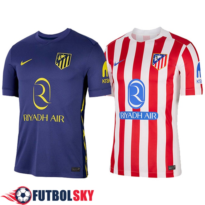 Camiseta Atletico Madrid Caja de Regalo Promocional Primera + Segunda 2025/2026