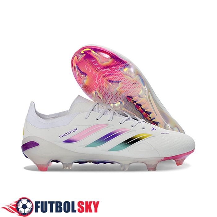 Adidas Botas De Fútbol 26 Predator Elite FG Blanco/Rosa