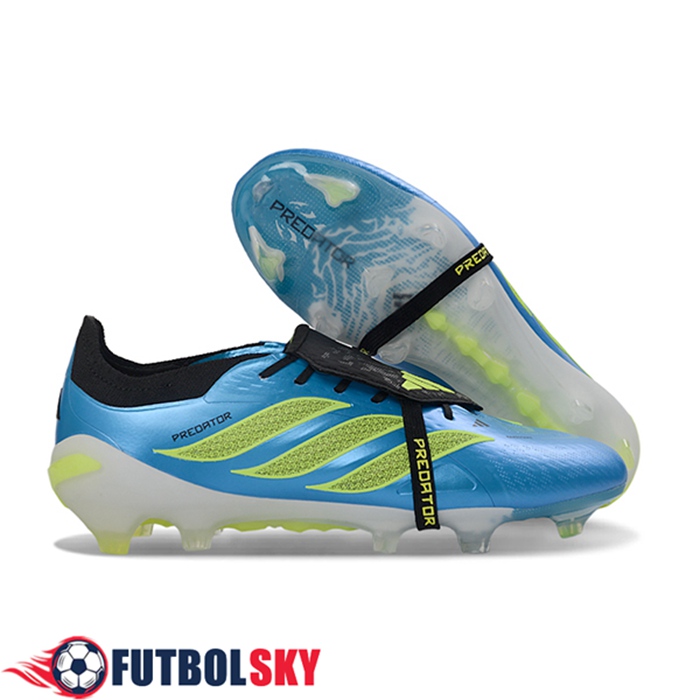 Adidas Botas De Fútbol 26 Predator Elite Tongue FG Azul/Verde