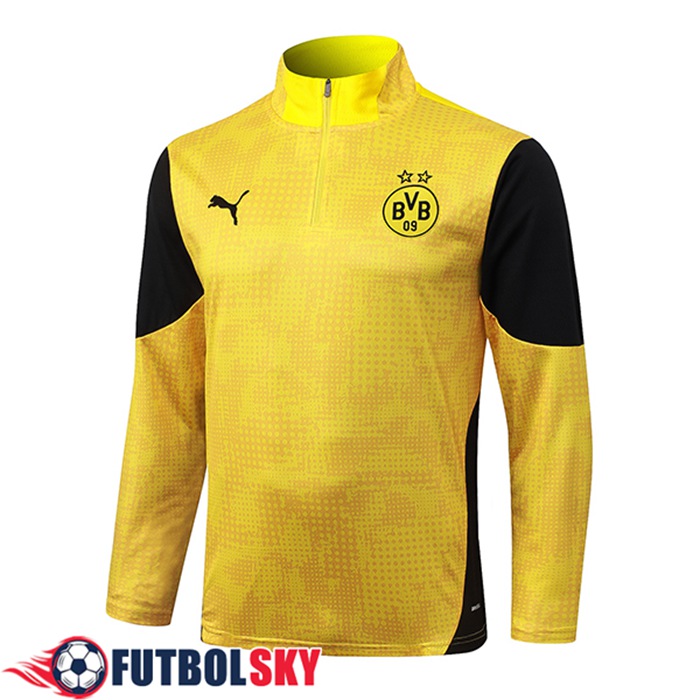 Sudadera De Entrenamiento Dortmund BVB Amarillo/Negro 2025/2026 -02