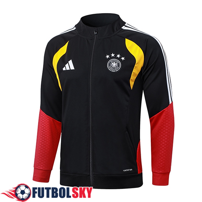 Chaquetas Futbol Alemania Negro/Rojo/Amarillo 2026/2027