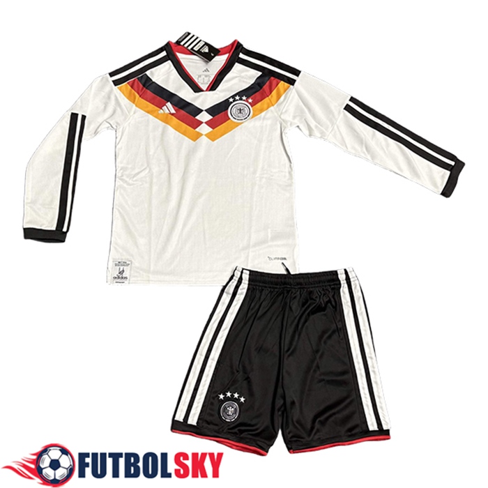 Camiseta Equipo Nacional Alemania Ninos Primera Manga Largas Copa Del Mundo 2026