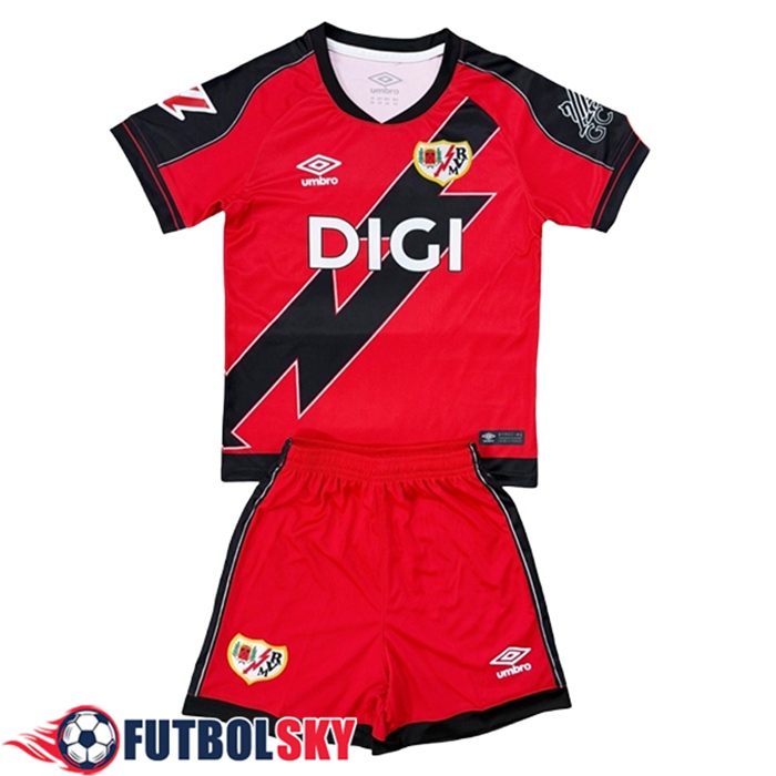 Camisetas De Futbol Rayo Vallecano Ninos Segunda 2025/2026