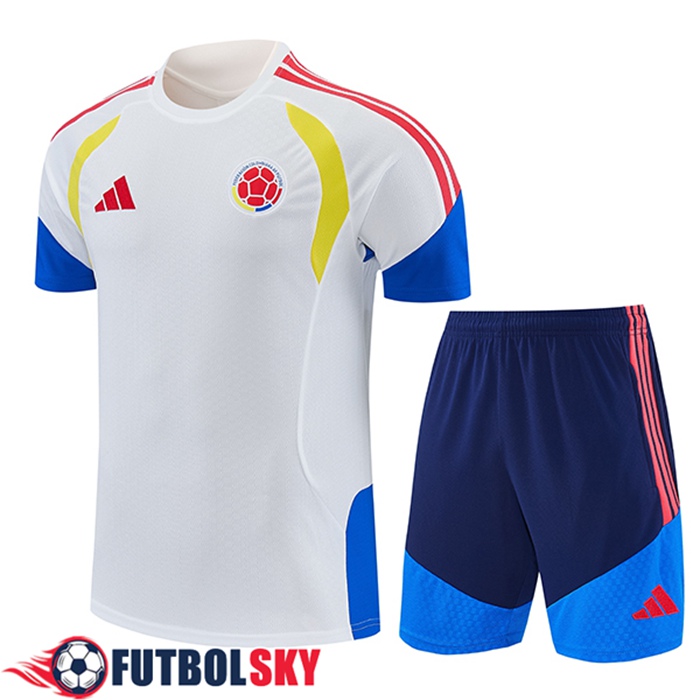 Training T-Shirt Colombia Blanco/Rojo/Azul 2026/2027