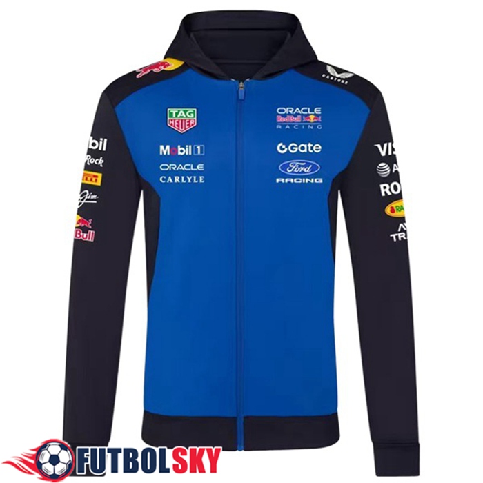 Chaquetas Capuche F1 RedBull Racing Team Azul/Negro 2025