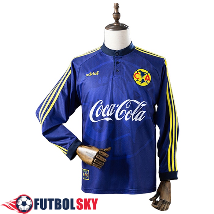 Camisetas De Futbol Club America Retro Segunda Manga Largas 1997/1998