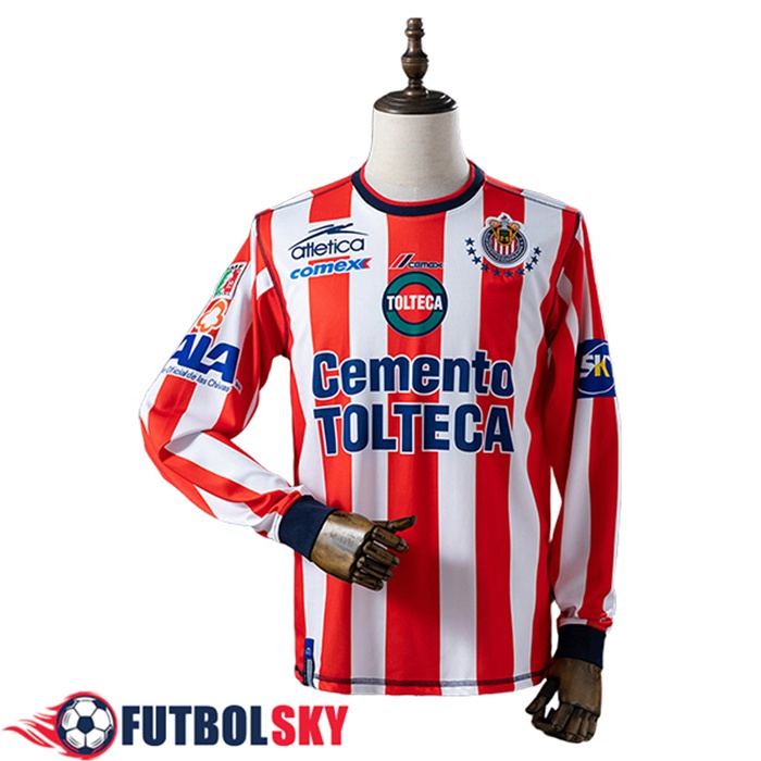 Camisetas De Futbol CD Guadalajara Retro Primera Manga Largas 2002/2003