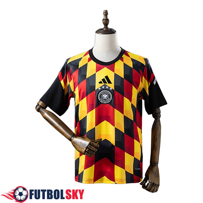 Training T-Shirt Alemania Negro/Amarillo/Rojo 2026/2027