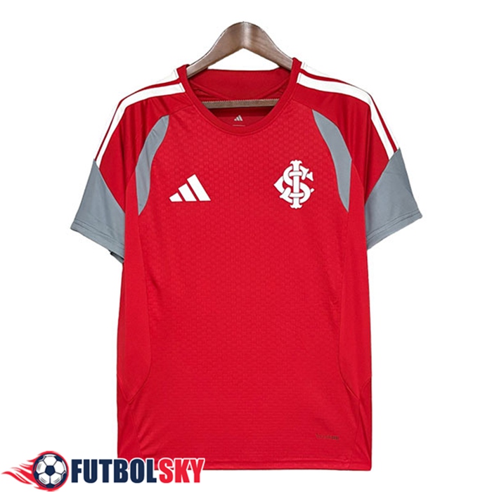Training T-Shirt Internacional Rojo/Blanco/Gris 2026/2027