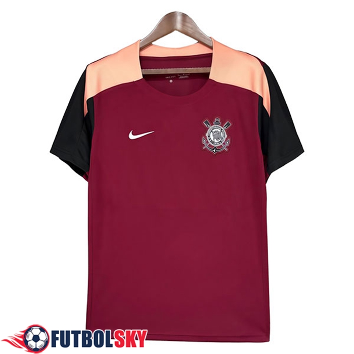 Training T-Shirt Corinthians Rojo/Rosa/Negro 2026/2027