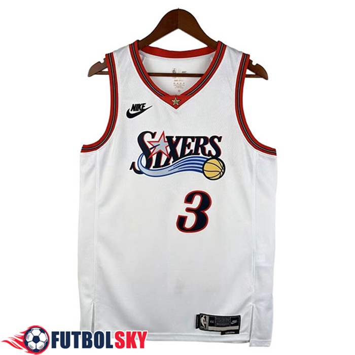 Camisetas NBA Philadelphia 76ers (IVERSON #3) 2026/27 Blanco