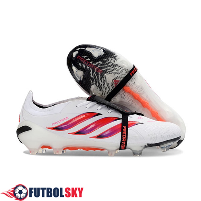 Adidas Botas De Fútbol 26 Predator Elite Tongue FG Blanco -02