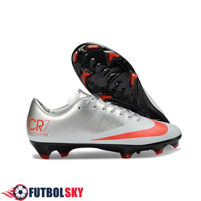 Nike Botas De Fútbol Mercurial Vapor 13 Elite FG Gris/Naranja
