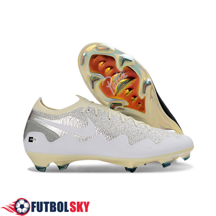 Nike Botas De Fútbol AIR Zoom Mercurial Vapor 16 Elite XXV FG Blanco/Gris -02