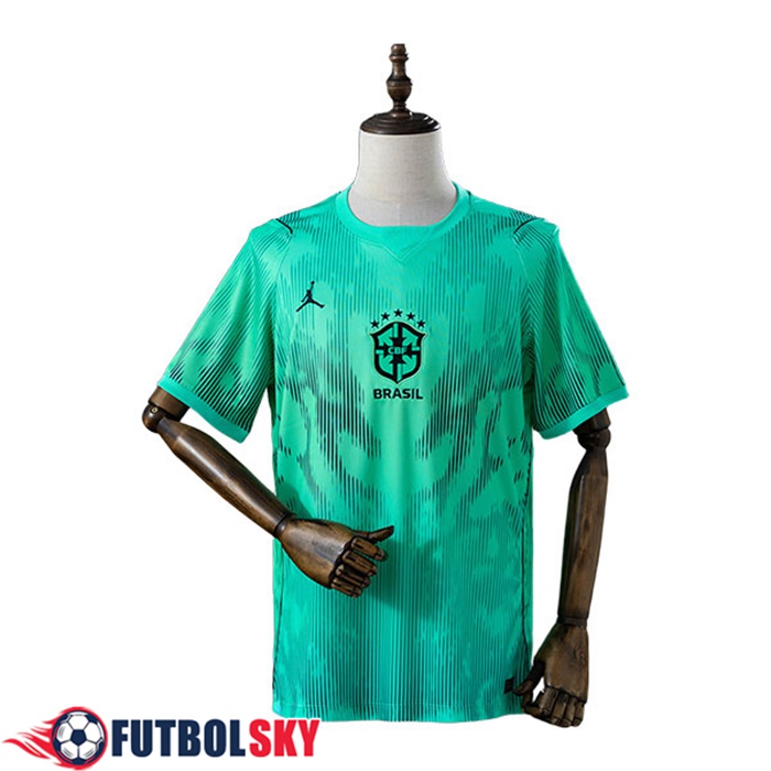 Camiseta Equipo Nacional Brasil Portero Verde Copa Del Mundo 2026