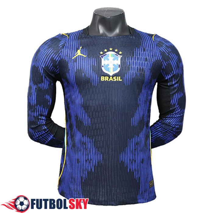 Camiseta Equipo Nacional Brasil Segunda Manga Largas Copa Del Mundo 2026