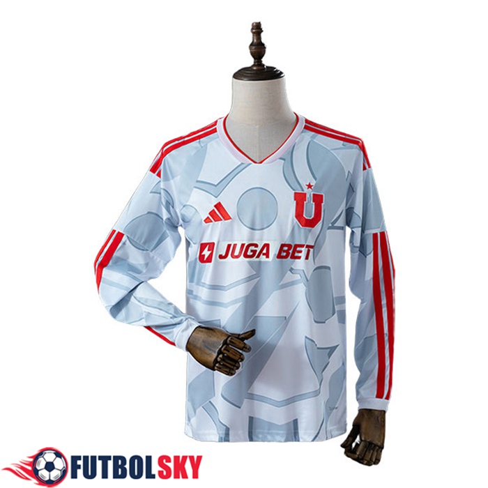 Camisetas De Futbol Universidad De Chile Manga Largas Special Edition Blanco 2026/2027