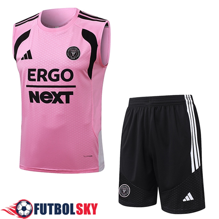 Camiseta Entrenamiento sin mangas Inter Miami CF Rosa/Negro 2026/2027