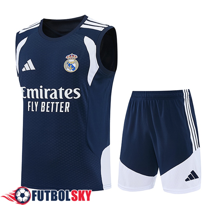 Camiseta Entrenamiento sin mangas Real Madrid Azul/Blanco 2026/2027