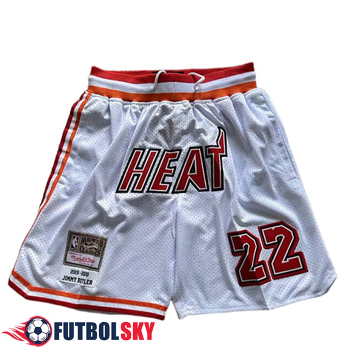 Cortos NBA Miami Heat 2026/27 Blanco/Rojo