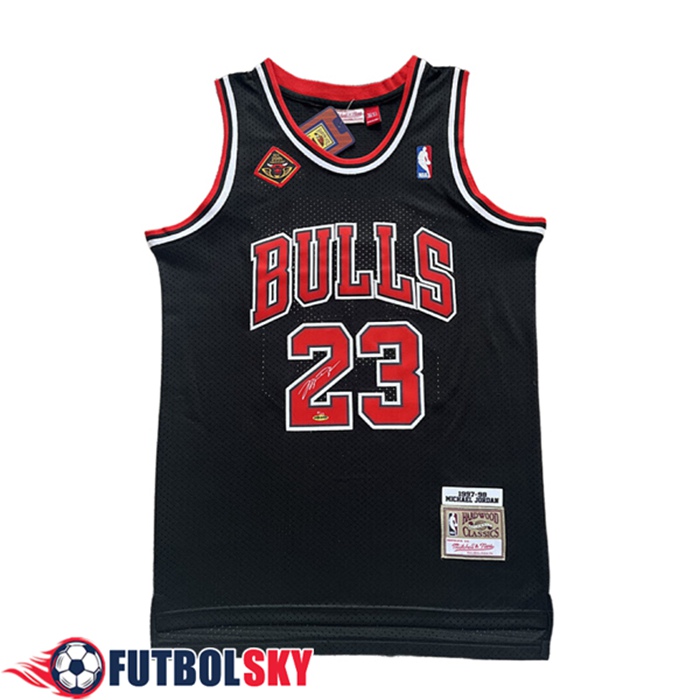 Camisetas NBA Chicago Bulls (JORDAN #23) 2026/27 Negro/Rojo