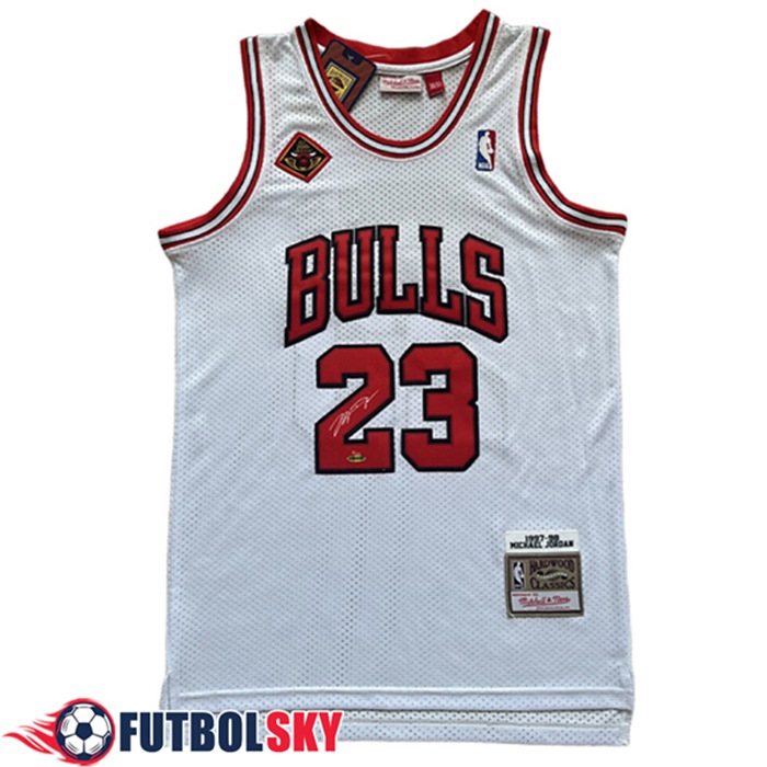 Camisetas NBA Chicago Bulls (JORDAN #23) 2026/27 Blanco/Rojo