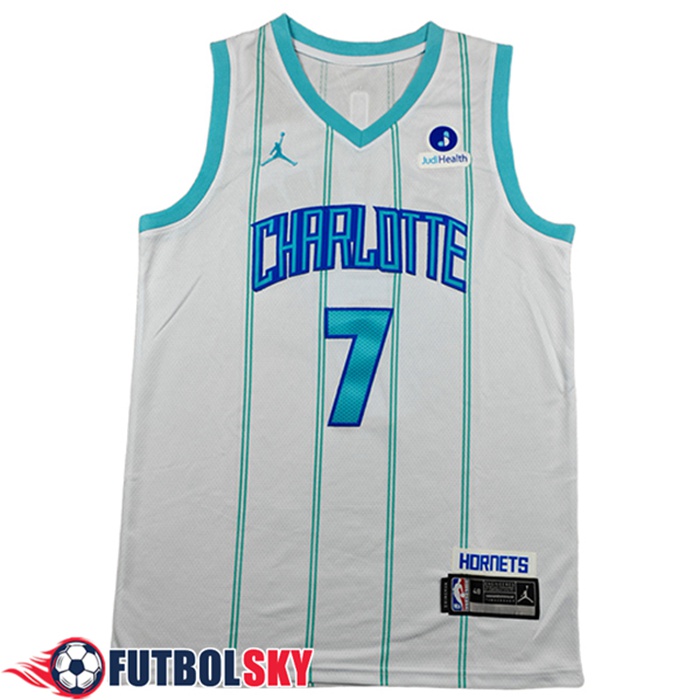 Camisetas NBA Charlotte Hornets (KNUEPPEL #7) 2026/27 Blanco/Verde