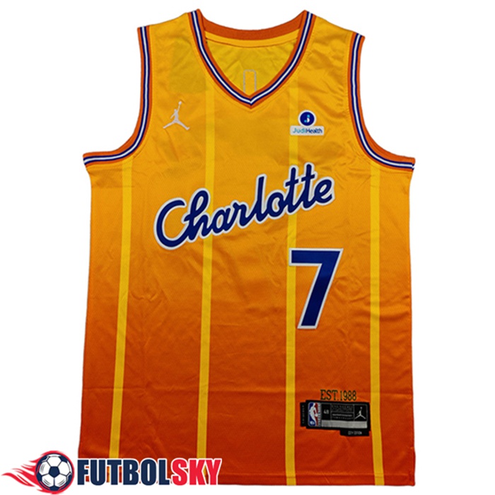 Camisetas NBA Charlotte Hornets (KNUEPPEL #7) 2026/27 Naranja