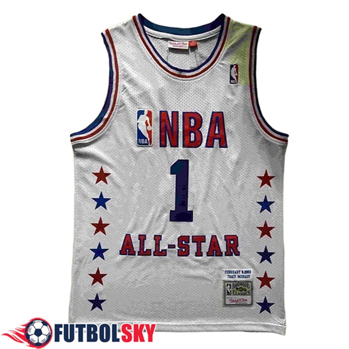 Camisetas NBA American All-Star (McGRADY #1) 2026/27 Blanco/Rojo