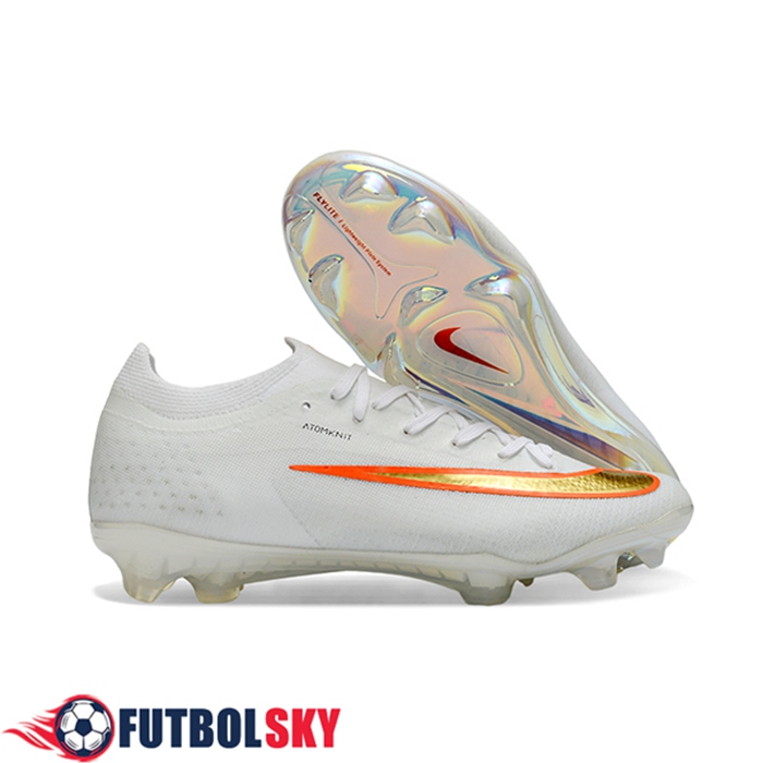 Nike Botas De Fútbol AIR Zoom Mercurial Vapor 17 Elite XXVI FG Blanco/Naranja