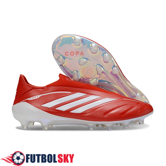Copa Botas De Fútbol PURE IV ELITE FG Rojo/Blanco