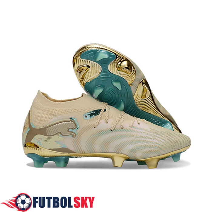 PUMA Botas De Fútbol FUTURE 8 ULTIMATE FG/AG Marrón/Verde
