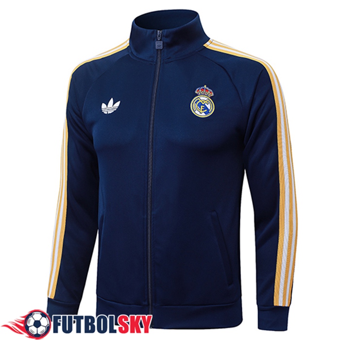 Chaquetas Futbol Real Madrid Azul/Amarillo 2026/2027