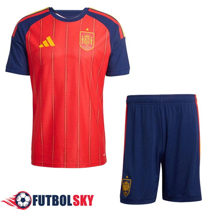 Camisetas Futbol España Primera + Cortos Copa Del Mundo 2026