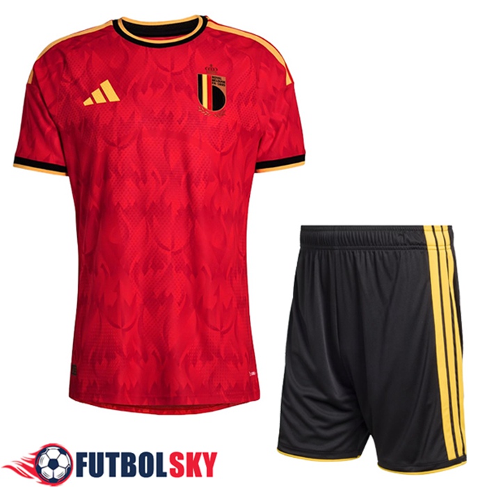 Camisetas Futbol Bélgica Primera + Cortos Copa Del Mundo 2026