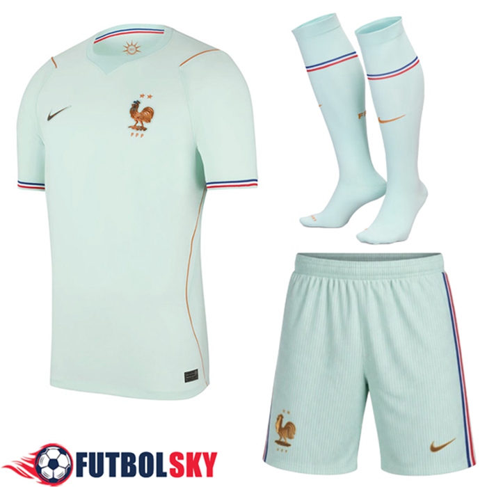 Camisetas Futbol Francia Segunda (Cortos + Calcetines) Copa Del Mundo 2026